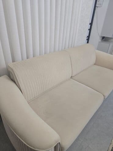 диван в стиле лофт: Диван, Нераскладной, Без подьемного механизма, Велюровая ткань — 7