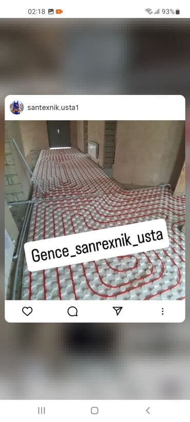 Fasad, naxış ustaları: Santexnik ustası tələb olunur, 6 ildən artıq təcrübə, 6/1, Aylıq ödəniş — 4