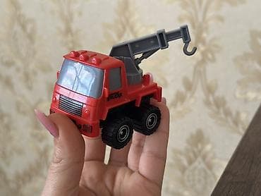 balaca təkər: Uşaq oyuncaqları – mini tikinti maşınları dəsti Təsvir: - Kiçik — 4