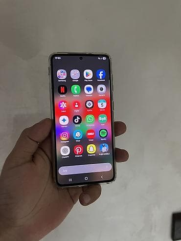 samsung telfonları: Samsung Galaxy S21 5G, 128 GB, rəng - Qara, Barmaq izi, Face ID — 4