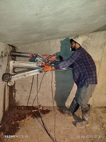 qapi ustu asmalar: Beton kəsimi və deşmə xidməti - Armaturlu beton, monolit, panel, daş — 9