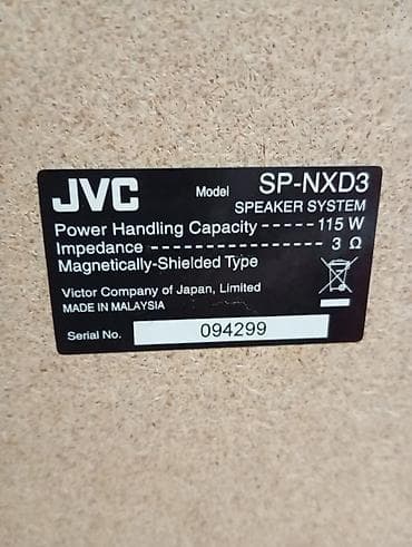 radiator panel: JVC SP-NXD3 akustik sistem Giymət sondur,müzakirə olunmur. ədədi 60₼ — 4