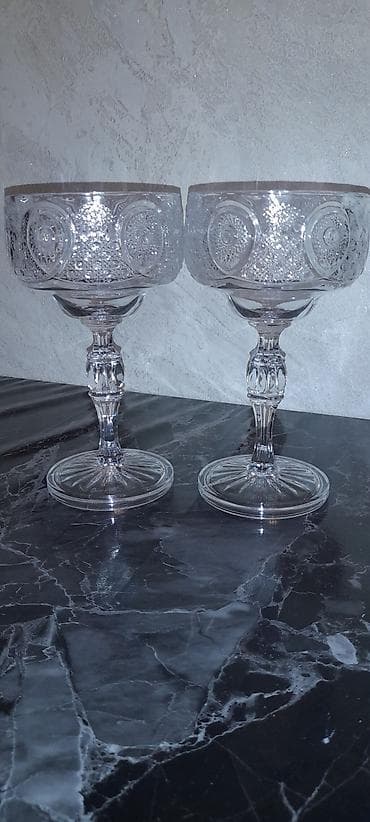 xrustal qutuda: Qədəhlər, Xrustal, 2 ədədli dəst — 2