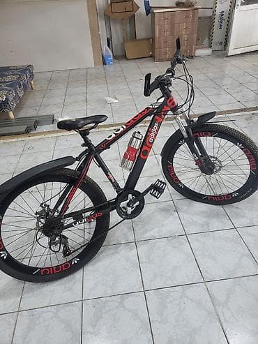 mini velosiped: Dağ velosipedi – 26 düym - Rəng: qara/qırmızı dizayn - Çərçivə — 2