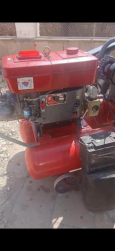 Kompressorlar: Dizel mühərrikli mobil hava kompressoru – HWH W3128 - Güclü dizel — 5