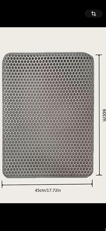 Süni güllər: Sürüşməyə davamlı mikrofiber vanna/mətbəx xalçası - Ölçü: 60 x 45 sm — 1