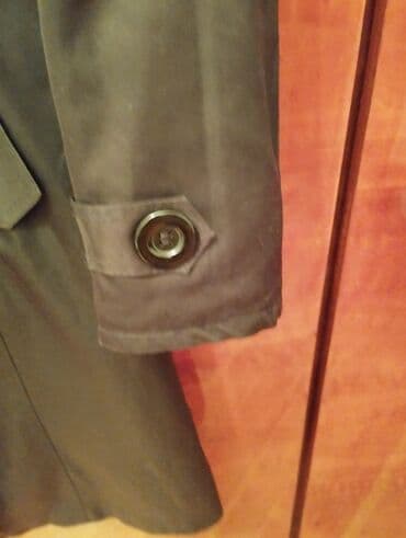 женские утепленные плащи: Плащ, L, цвет - Черный — 4