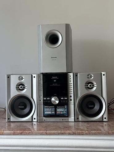 Orjinal Panasonic ev audio sistemi – DVD mikro Hi‑Fi komplekti
