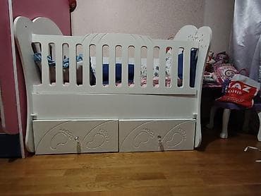 taxta besetkalar: Oğlan və qız üçün, İşlənmiş, Dördbucaq, Beşik, Dəst ilə, Matrassız, Yellənmə mexanizm ilə — 1