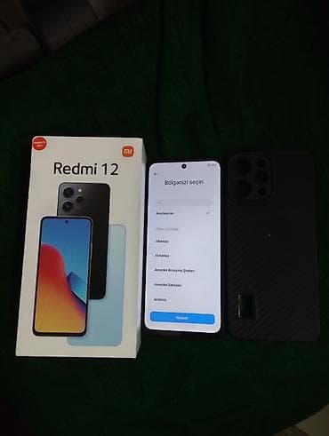 apple mac mini: Redmi 12, 128 GB, rəng - Qara, Barmaq izi, İki sim kartlı, Sensor — 2