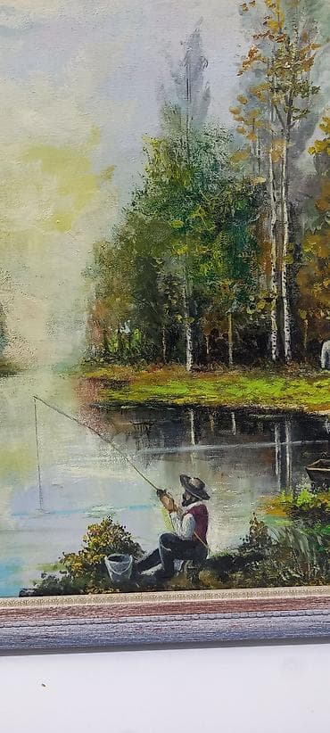 Peşəkar rəssam tərəfindən kətan üzərində yağlı boya ilə çəkilmiş gözəl — 3