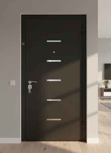 işlənmiş dəmir qapi: Mənzil üçün Yeni Giriş qapısı Çərçivə ilə, Zəmanətsiz, Ödənişli quraşdırma, Pulsuz çatdırılma — 1