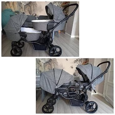 əkiz kalyaska: Ekiz kolyaskasi 2+2 lyulkali Demek olar yenidir.Alinib,bina evi oldugu — 1