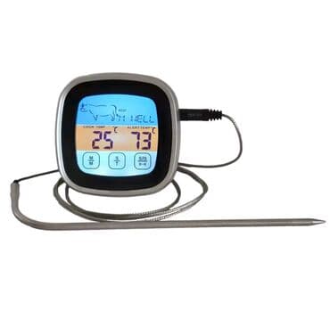 lazer termometr: Kolbasa/ət məhsulları üçün iynəli rəqəmsal (elektron) toxunmalı — 10