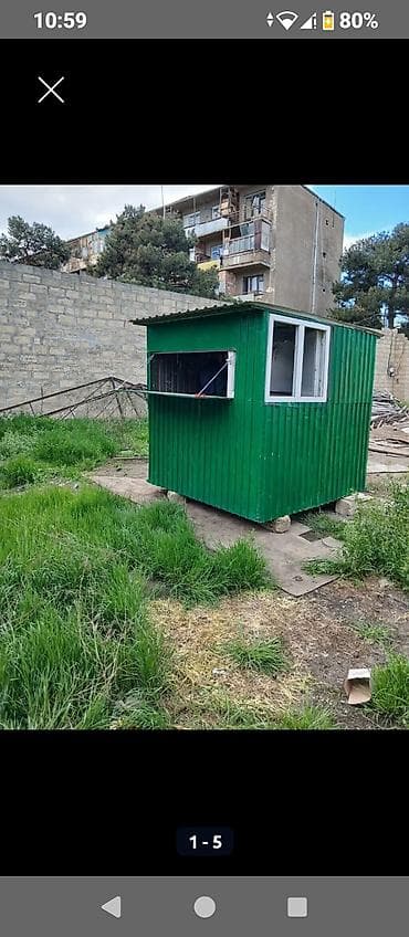köşk satıcı: Metall konteyner-budaq endirim ederem /qaynaqdan yığma kiçik köşk - — 1