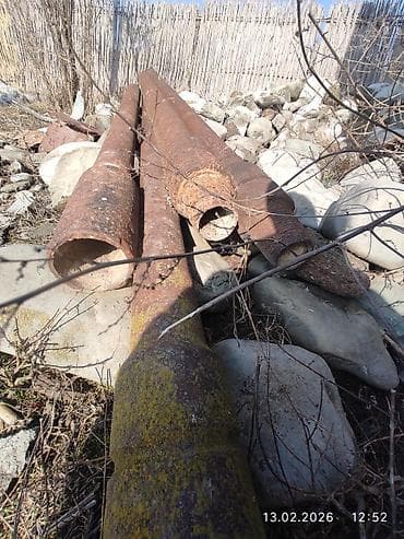 Metall borular – müxtəlif ölçülü - Material: qalın divarlı metal