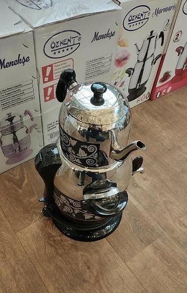 Samovarlar: Samovar elektrik samovar Özkent Turk istehsali 3 litr tutumlu su 1,7 — 2