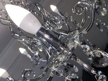 люстр бра светильников: Çılçıraq, 8 lampa, Metal — 4