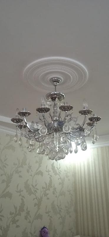 Çılçıraq, 10 və daha çox lampa, Metal