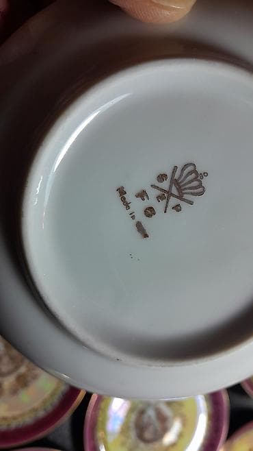 Çay dəsti, Farfor, 12 nəfərlik, Almaniya — 4