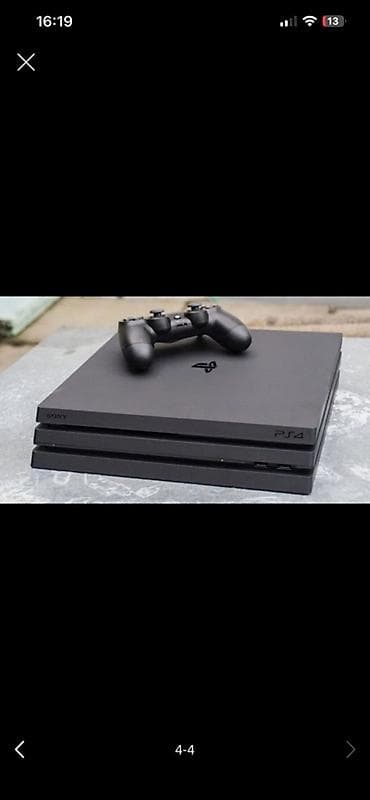 Sony PlayStation 4 Pro (PS4 Pro) oyun konsolu - Rəng: qara - Üçqat