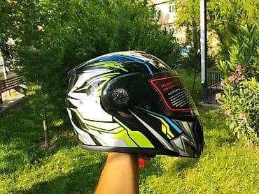 Moto geyim: Moto debilge çenesi açılan. Ölcü Xl - 60-61 sm. Tezedi karobkada — 3