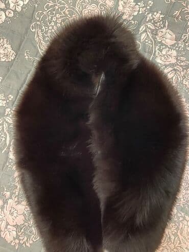 stoyka varatnik koynekler: Qara rengde tebii xez boyunluq (norka) — 2