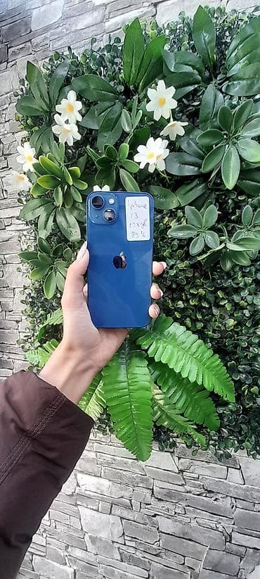 iphone 11 qiymət: IPhone 13, 128 GB, Mavi, Face ID — 1