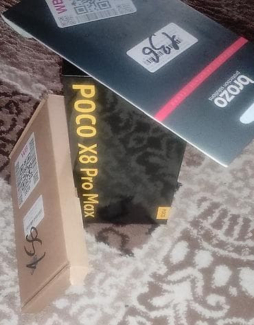 poco x8 pro: Poco X8 Pro Max, 512 GB, rəng - Ağ, Zəmanət — 1