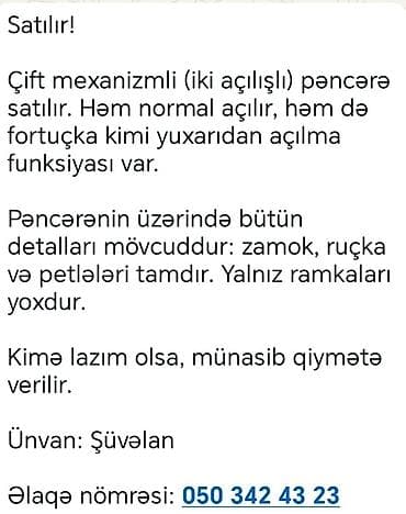 lent isiq: Plastik (PVC) pəncərə dəsti - Rəng: ağ - Çərçivə materialı: PVC - — 5