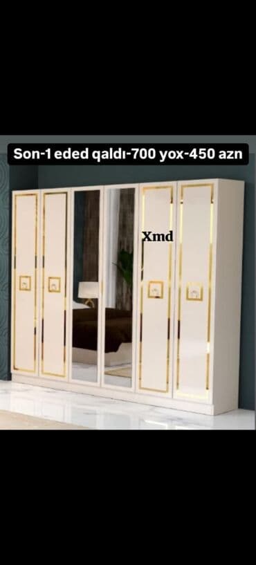 polkalı şkaf: Açılan, 4 qapılı Düz dolab, Şifonyer — 3