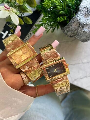 qadın qızıl saatların qiymətləri: Yeni, Qol saatı, Guess, rəng - Qızılı — 2