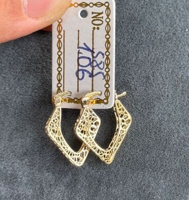 qol saatları kişi ucun: Sırğa, Sarı qızıl — 5