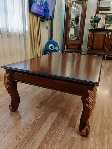 Düz masa, Açılmayan, Təkərsiz, Taxta — 2