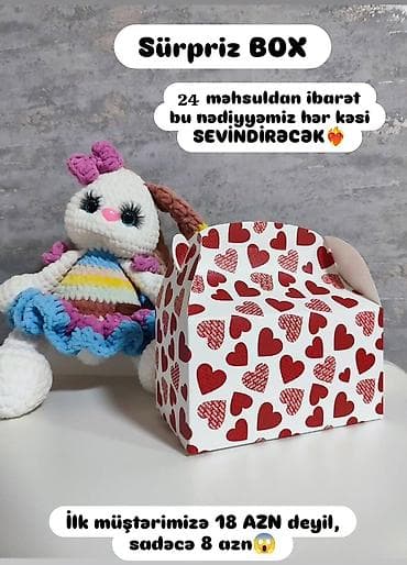 ucuz metlaq: Sürpriz BOX – 24 məhsullu hədiyyə qutusu - 24 müxtəlif məhsuldan — 2