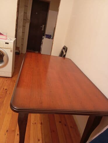 Klassik masa, Açılan, MDF, Dördbucaq masa