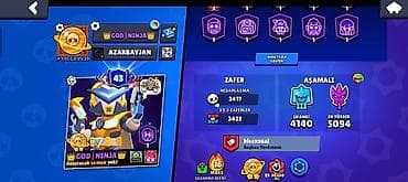 gence mero: Brawl Stars oyunu üçün hesab - Kuboklar: 66,838 (rekord 66,842) - — 2