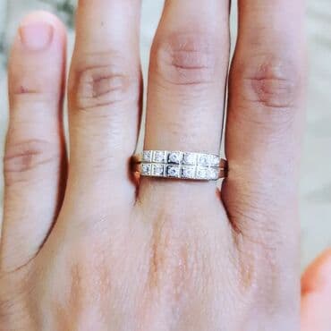 qaş sabitləyici: Toy, Üzük, Sarı qızıl, 585 Əyar — 1