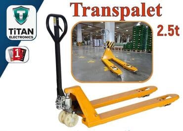 Transpalet R-2.50S ✅ Taşıma Kapasitesi: 2.5T ✅ Çatallar Arası