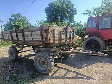 Kənd təsərrüfatı üçün dördtəkərli qoşqu - Traktor üçün yedəkli qoşqu