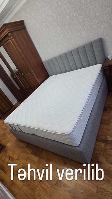 İkinəfərlik çarpayı, Matras ilə, Siyirməsiz