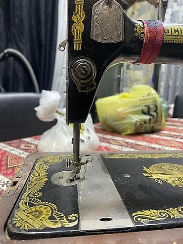 kohnə pullar alıram: Mexaniki tikiş maşını – əl fırlatmalı, çuqun gövdəli klassik model — 10