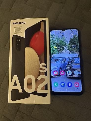 philips xenium 9@9d: Samsung Galaxy A02 S, 32 GB, rəng - Qara — 3