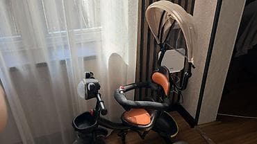mini velosiped: Uşaq üçtəkərli velosipedi – valideyn idarəetməsi və günlüyü ilə - — 3