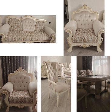 İşlənmiş, Divan, 2 kreslo, Açılan