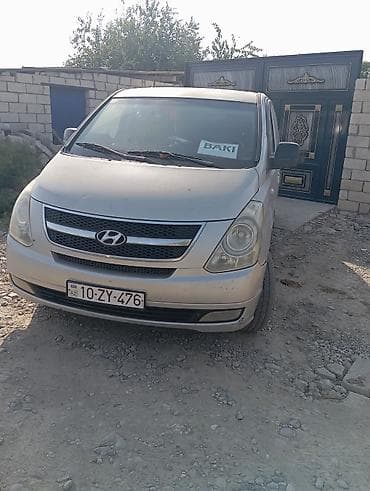 2.2 cdi mator: Hyundai H-1 (Starex) mikroavtobus - Korpus: gümüşü rəng, ön və arxa — 1