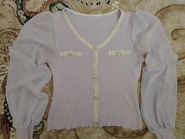qolbaq şəkilləri: Bənövşəyi rəngdə zərif qadın koftası - Stil: Romantik/classic - Rəng — 3