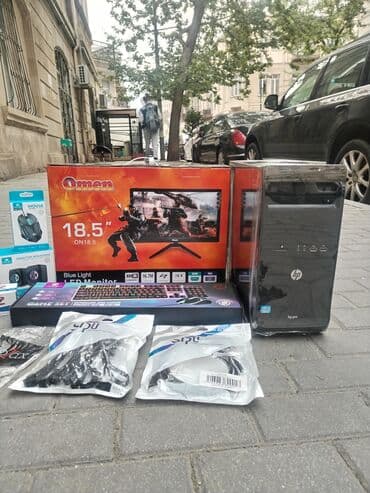 Modemlər və şəbəkə avadanlıqları: SİSDEM BULOKU - HP 3500pro RAM 8GBYADDAŞ 512GB MANİTOR 19inc FULL — 5