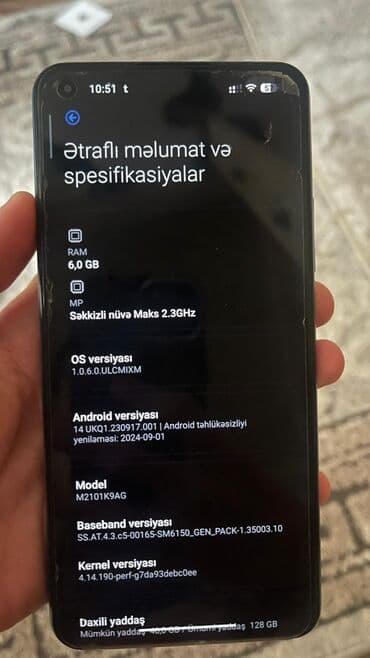 adapter xiaomi: Xiaomi 11 Lite, 128 GB, rəng - Mavi, 
 İki sim kartlı — 4