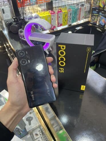 Poco: Poco F5, 256 GB, rəng - Qara, Barmaq izi — 1